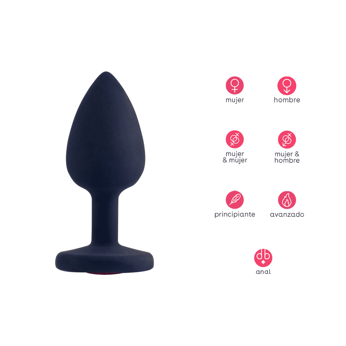 CHERISH Boo  Plug Anal Pequeo de Silicona