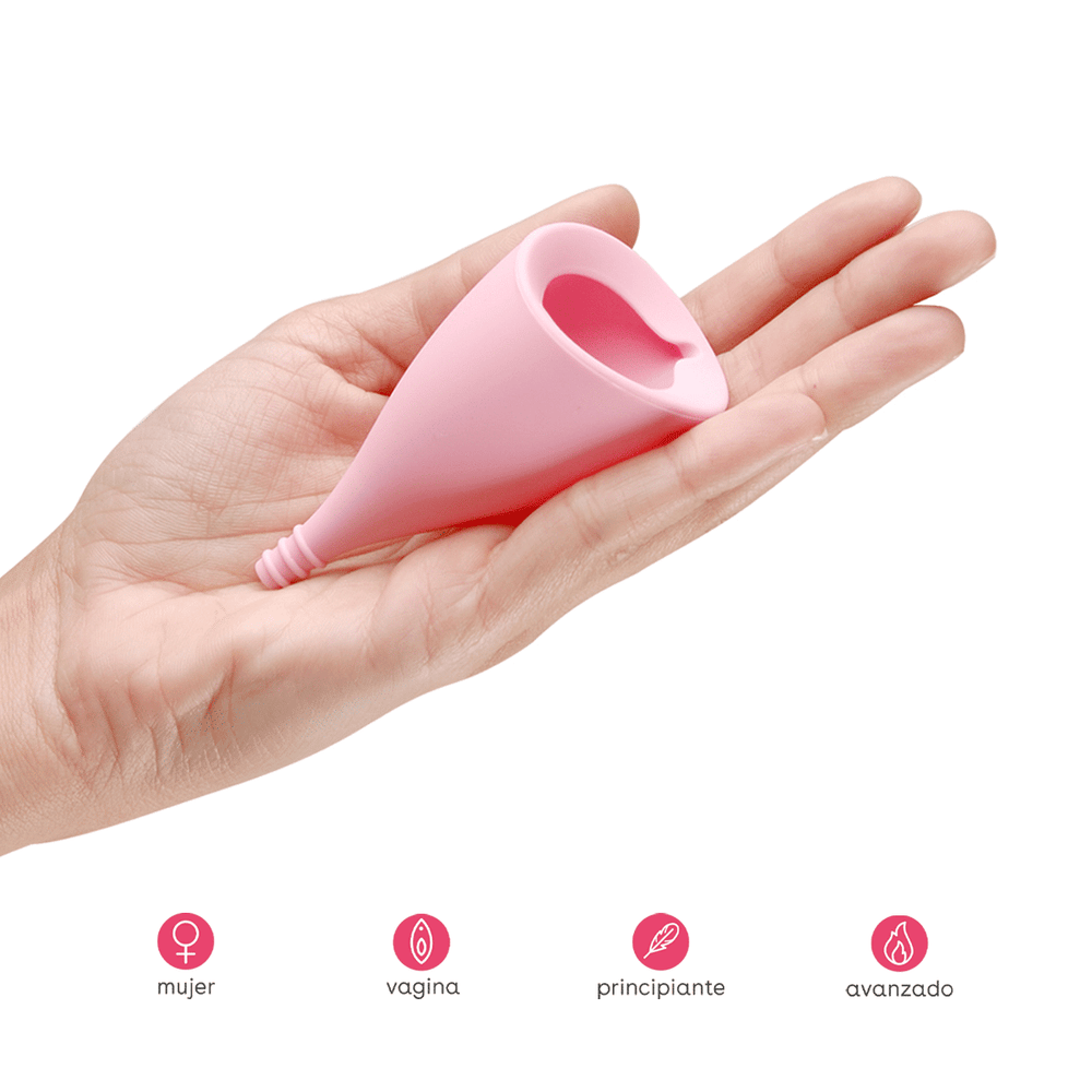 Intimina Lily Cup A- Copa menstrual flujo abundante de silicona médica talla A