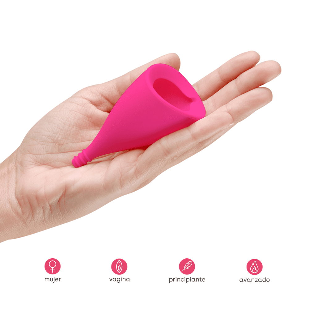 Intimina Lily Cup B- Copa menstrual flujo abundante de silicona médica talla B