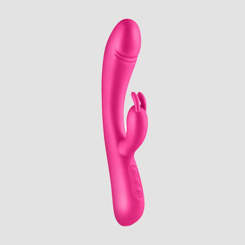 Royals Divine – Conejito Vibrador Metallic Pink – Silicona suave