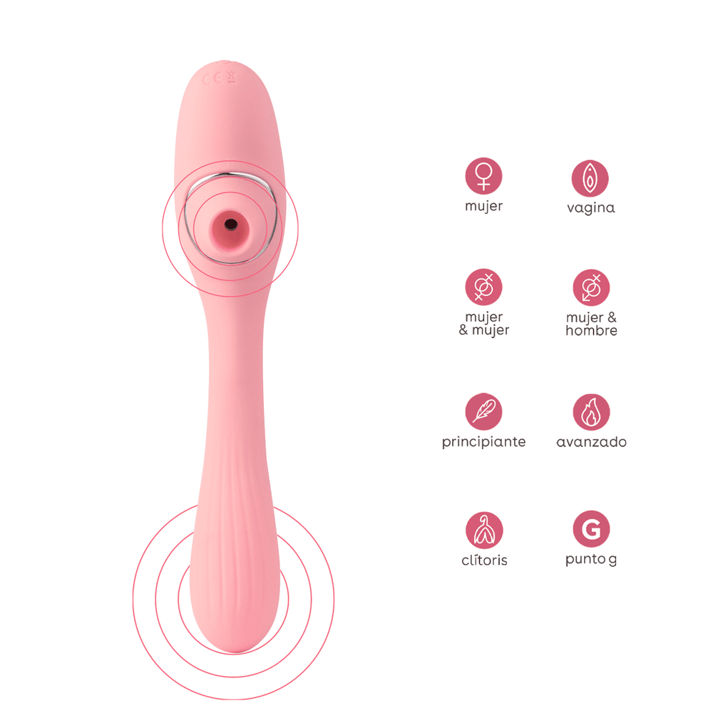 
                      
                        Succionador de clítoris con doble estimulación en zona G CHERISH Luci 
                      
                    