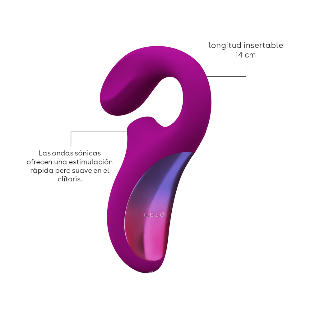 
                      
                        Vibrador y succionador de clítoris de doble estimulación Lelo Enigma
                      
                    